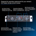 A/C Heater Climate Control Switch Module for Chevrolet C2500 (No. 599-006)
