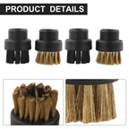 4 Piece Round Brush and Wire Kit for Dupray Steam Cleaner (2015–2023)