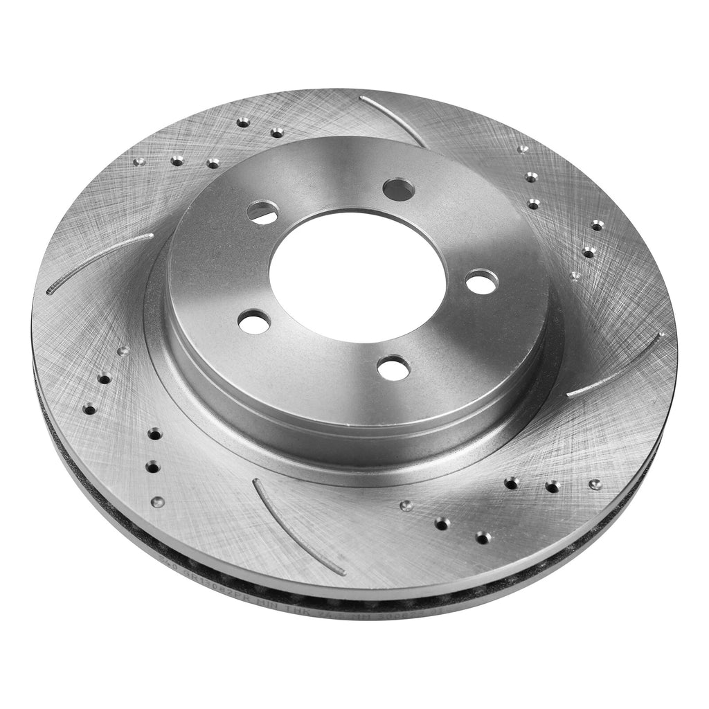 305mm Front Drilled Rotors + Brake Pads for Ford Explorer (2002–2005)