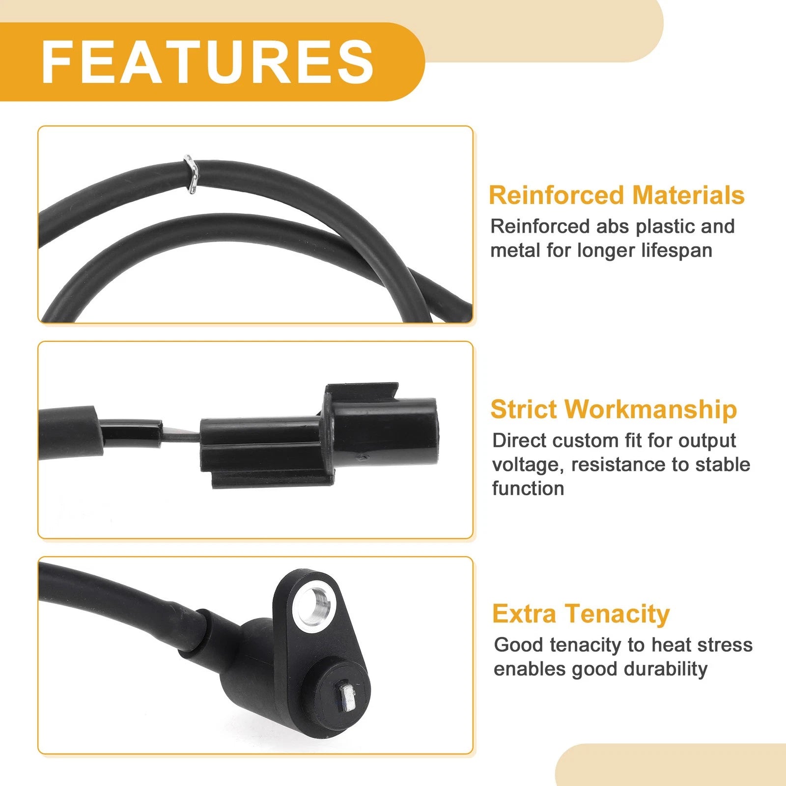 ABS Wheel Speed Sensor MR332667 for Mitsubishi Pajero Sport (2008–2015)