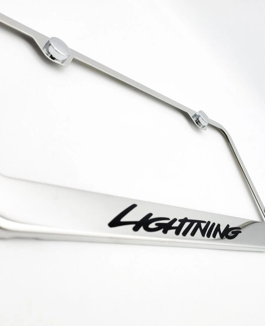 Chrome Stainless License Plate Frame for Ford F-150 Lightning (2022–2024)
