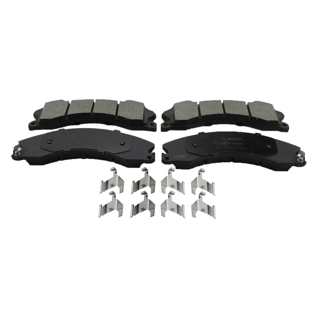 Set of 4 Bosch QuietCast Ceramic Brake Pads for Chevrolet GMC Nissan