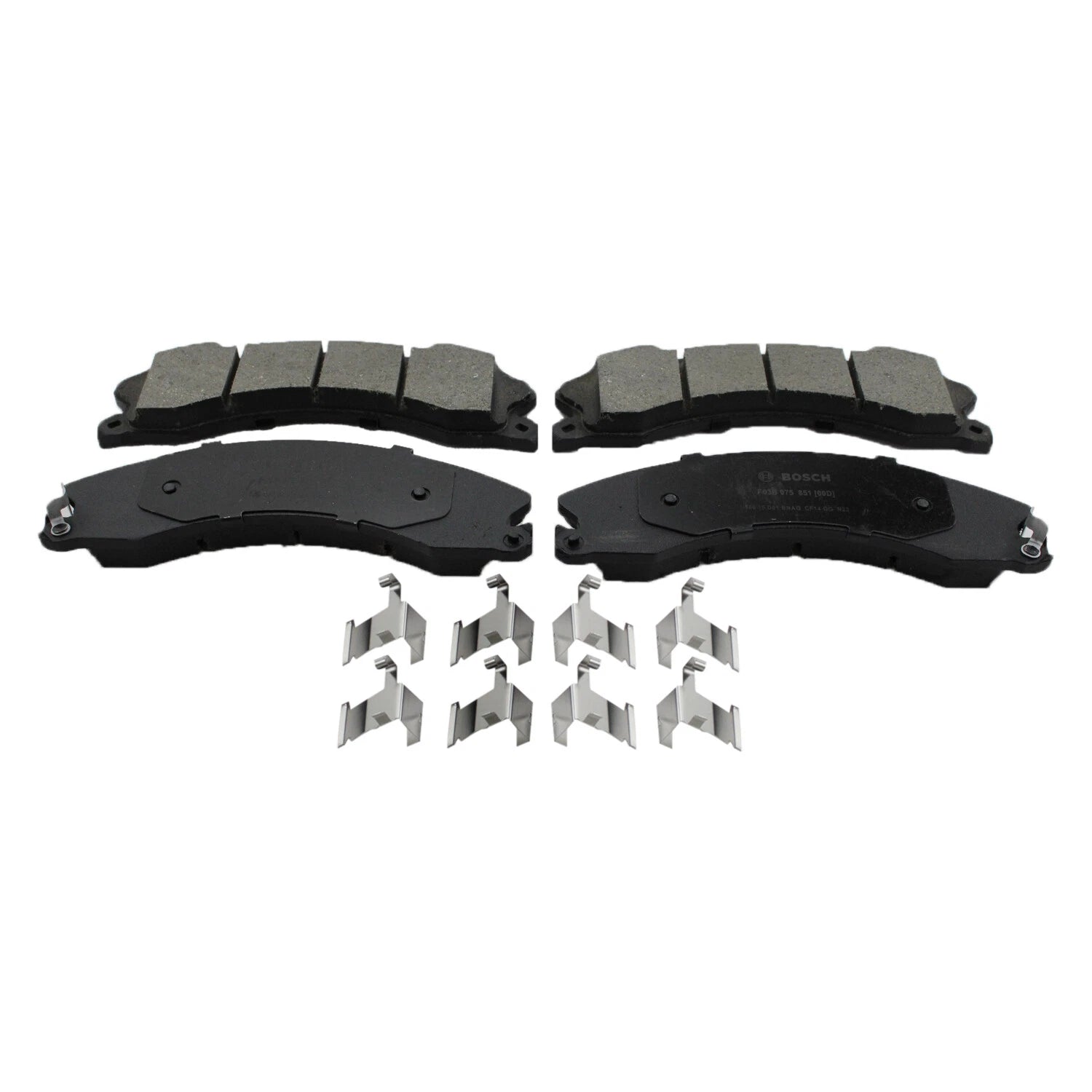 Set of 4 Bosch QuietCast Ceramic Brake Pads for Chevrolet GMC Nissan