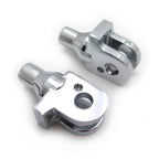 Chrome Foot Pegs Connection Fittings for Triumph Thunderbird Sport Bonneville (1995–2004)