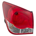 Tail Light Driver Side Outer for Chevrolet Cruze (2011–2015)