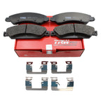 Set of 4 TRW Pro Front Metallic Brake Pads for Escalade Avalanche Suburban Yukon (2002–2014)