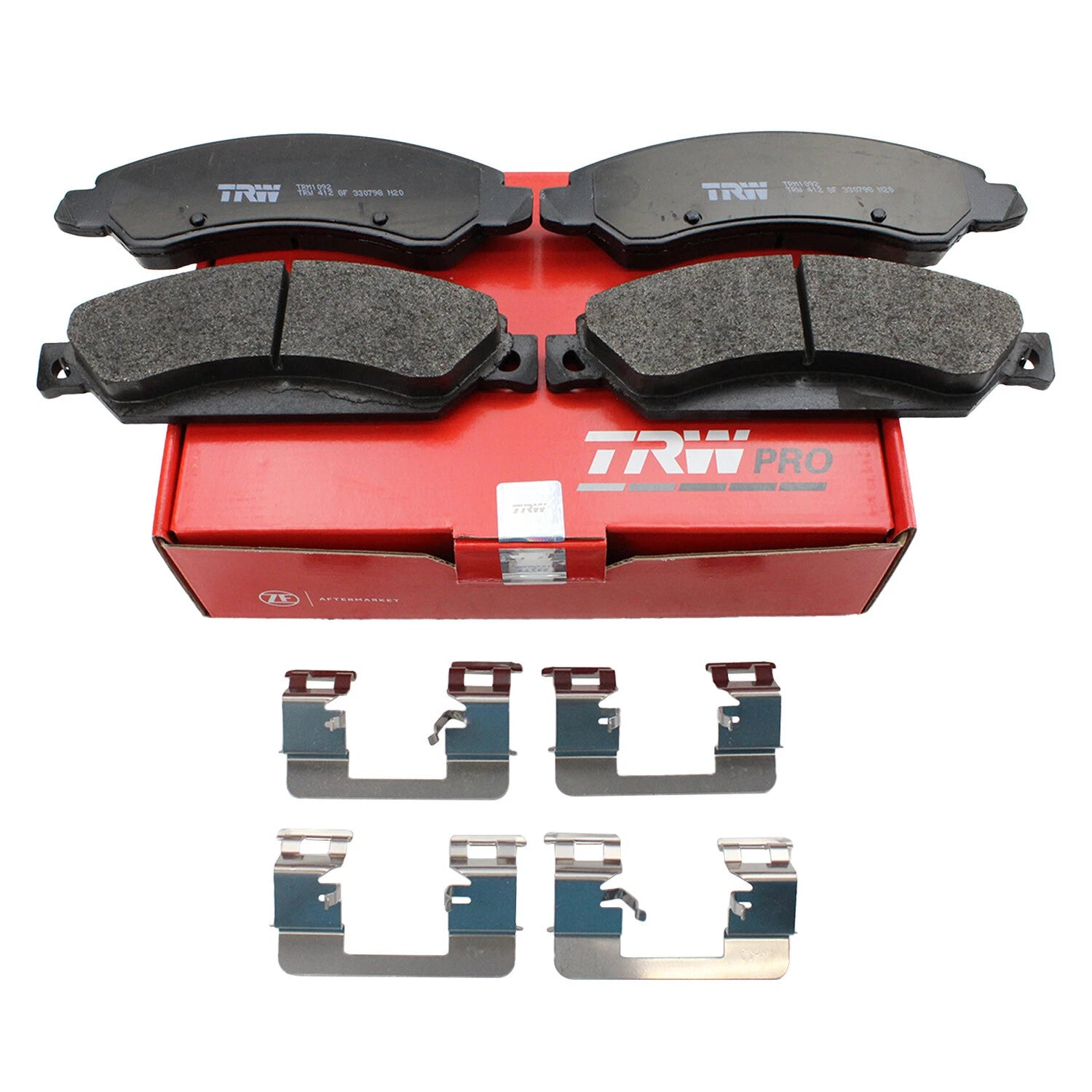 Set of 4 TRW Pro Front Metallic Brake Pads for Escalade Avalanche Suburban Yukon (2002–2014)