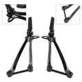 Black Rear Passenger Footpegs Bracket for Kawasaki Ninja ZX6R ZX10R (09-24)