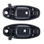 4pc Front/Rear Outer Door Handle Blk for Hyundai Santa Fe (2000–2005)