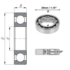 6903 Deep Groove Ball Bearing for Scooter Skateboard Wheel (P0 17x30x7mm)
