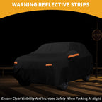 Car Cover Waterproof All Weather for Audi Q3 (2012–2024) Black 210D-PU