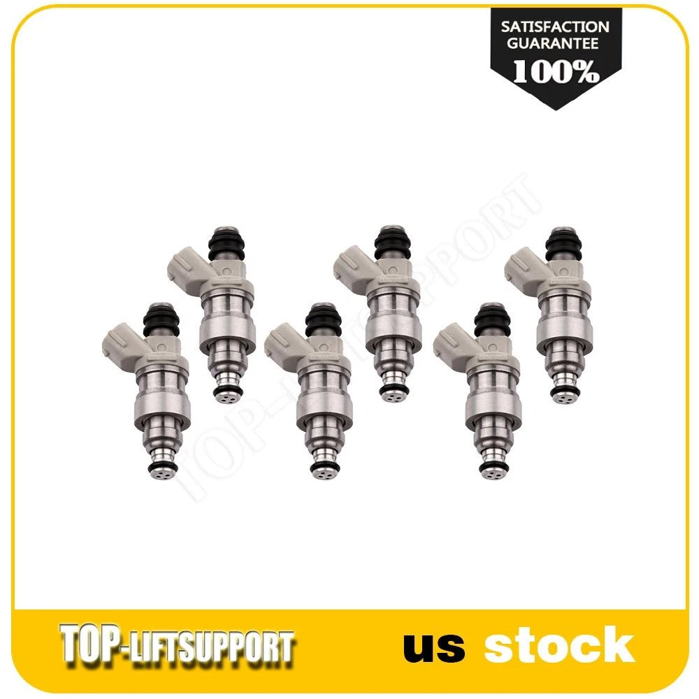Set of 6 Fuel Injectors for Toyota 4Runner, Camry, Tacoma 3.4L