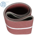 Set of 6 Sanding Belts for Belt Sander (6" × 48", 60-400 Grit)