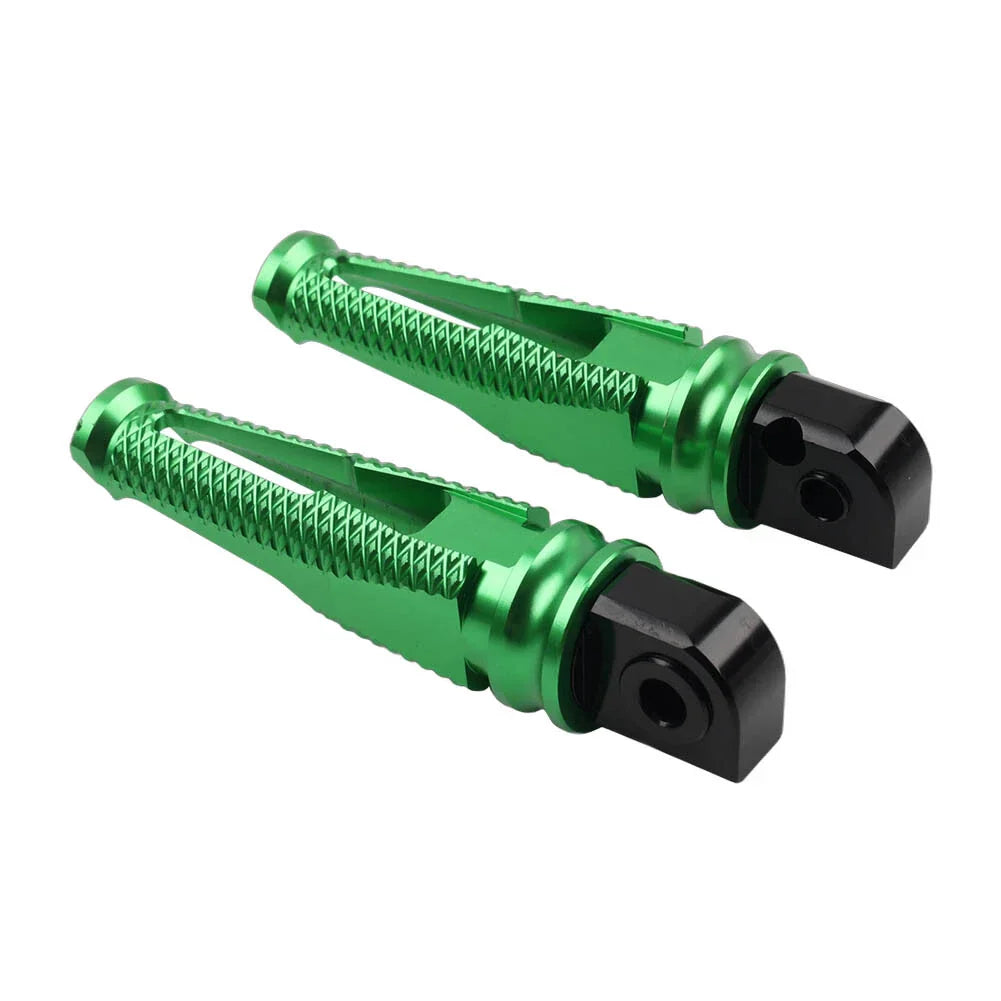 Green Foot Pegs Rear Passenger Footrests for Yamaha YZF R1 R6