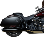 Predator Seat for Harley-Davidson (2014–2023) - Double Diamond, Silver Stitching