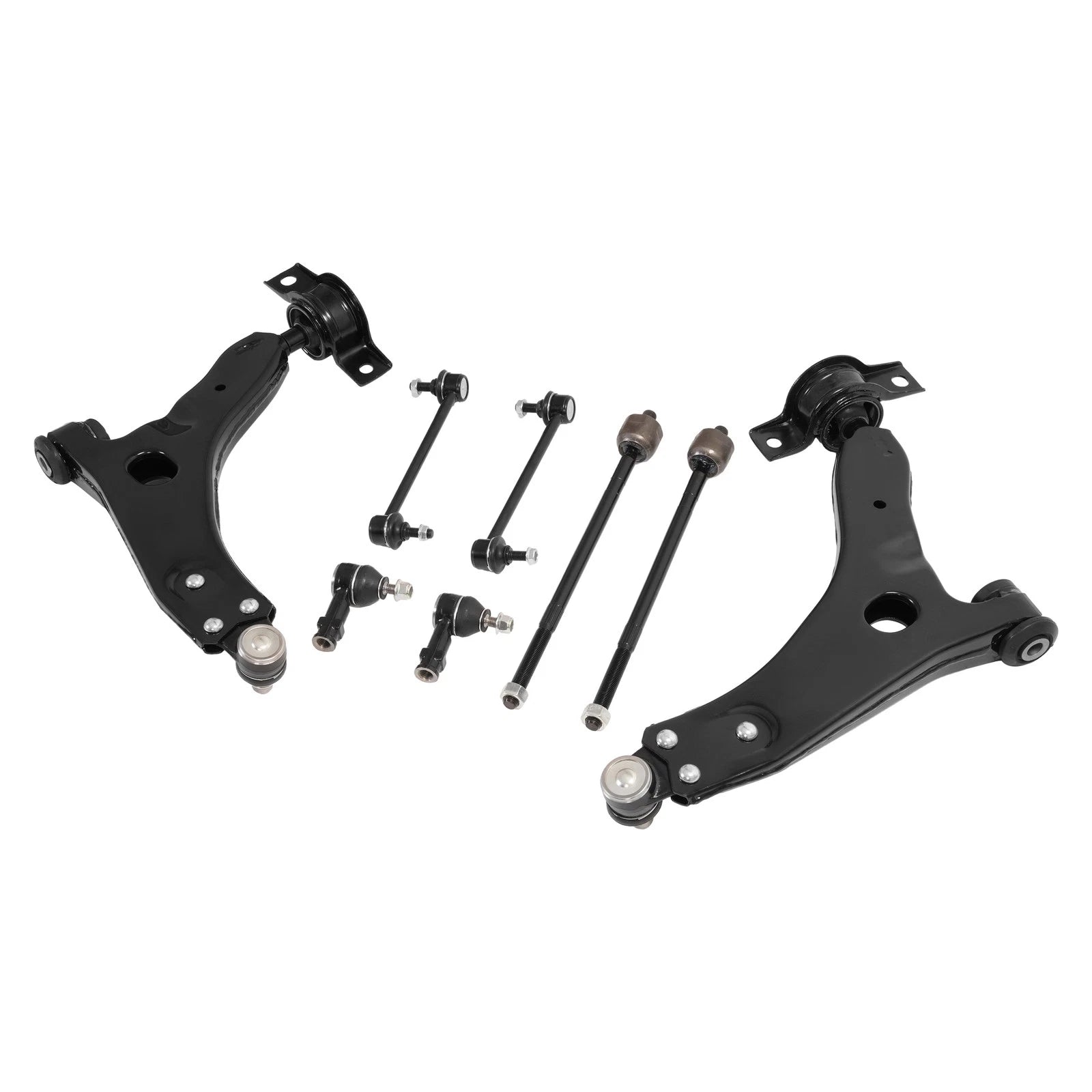 Set of 4 Outer Inner Tie Rod Ends for Ford Focus (2006-2011)