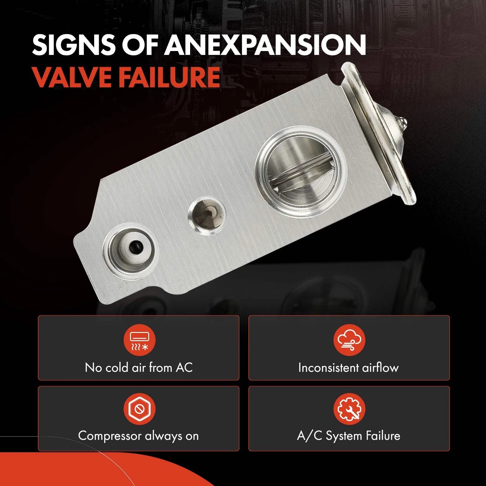 A/C Expansion Valve for Hyundai Ioniq Kia Niro (2017–2020)