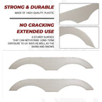 Pair of Tandem Trailer Fender Skirts for RVs Campers Trailers
