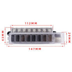 8-Way 12V-32V 100A Fuse Box for Car Truck Circuit Breaker (Universal)