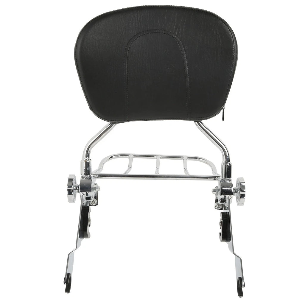 Backrest Sissy Bar Luggage Rack for Harley Touring Street Glide (2009–2025)