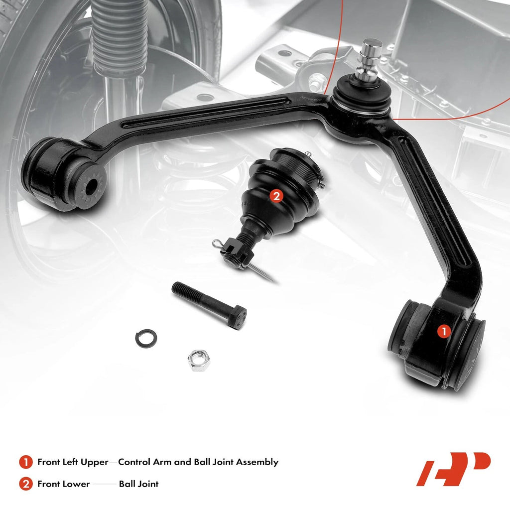 2Pcs Front Control Arm with Ball Joint for Ford Explorer (1995-2001)