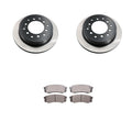 Advics Rear Vented Rotors & Ceramic Brake Pad Kit for GX470 4Runner Sequoia (2003–2009)
