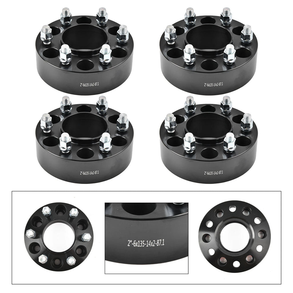 4PC 2" Hub Centric Wheel Spacers for Ford F-150 Expedition Navigator (1997–2020)