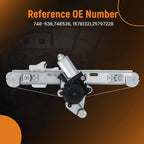 Rear Left Power Window Regulator with Motor for Chevrolet Malibu (2005–2008)