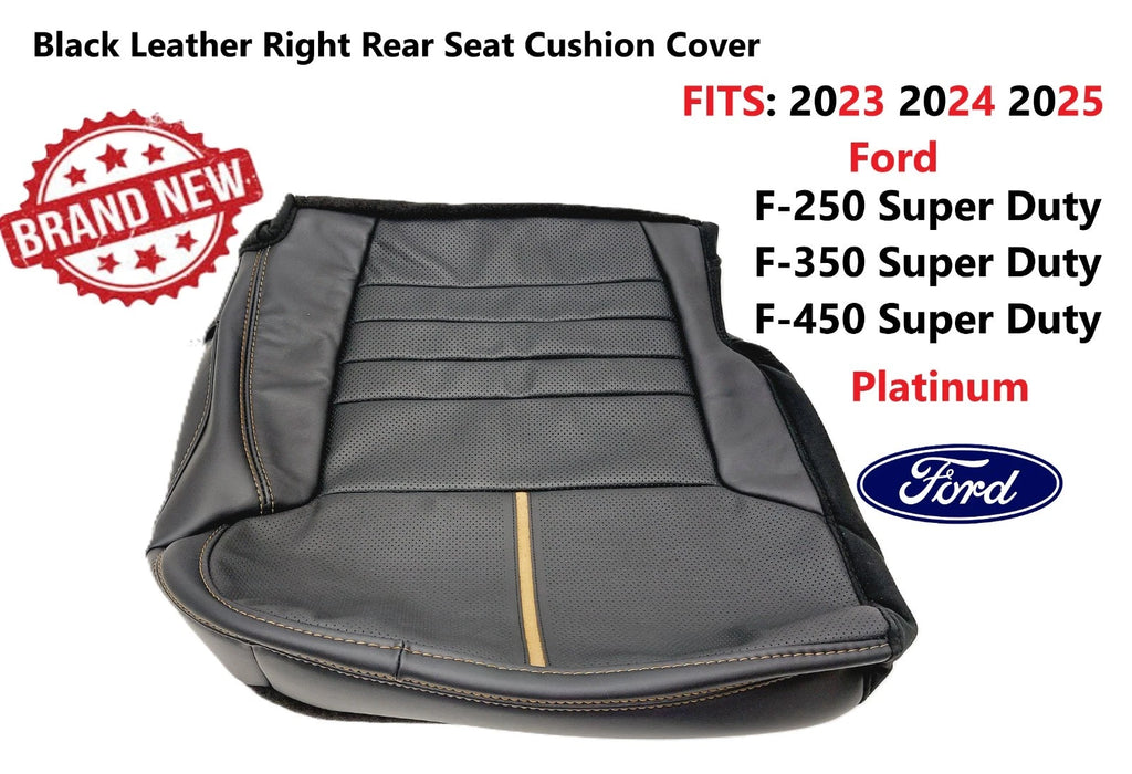 Rear Right Seat Cushion Cover for Ford F150 F250 Super Duty (2023–2025)