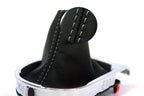 Manual Shift Boot for Ford Mustang (2015–2020) Gray Stitch Leather Synthetic