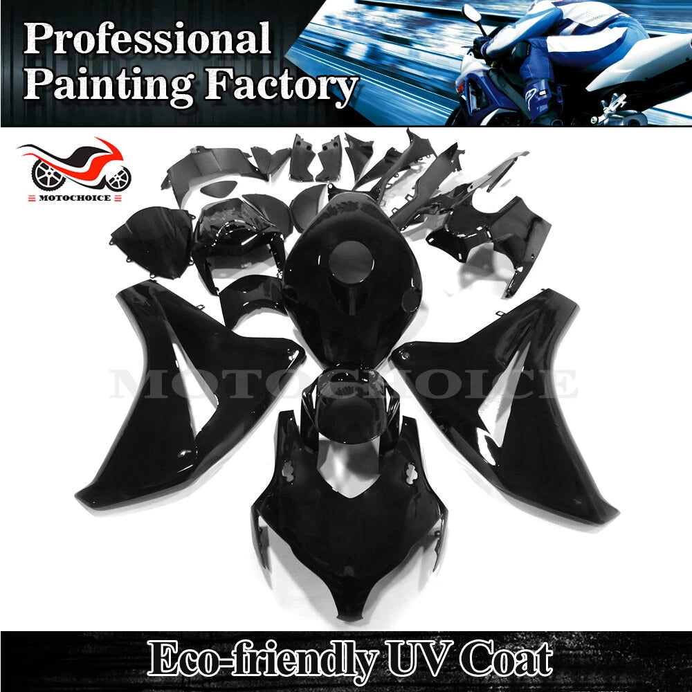 Gloss Black Fairing Kit for Honda CBR1000RR (2008–2011) ABS Bodywork