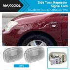 2X Side Turn Repeater Signal Lamp for Toyota Corolla ZZE122, Camry