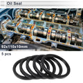 Set of 5 Oil Seal Rotary Shaft Seal Nitrile Rubber 92x110x10mm