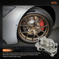 Front Pair Brake Calipers w/ Bracket for Hyundai Santa Fe (2001–2006)