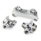 1.7" Handlebar Risers Top Clamp for Harley Dyna, Street Bob, Softail, Sportster