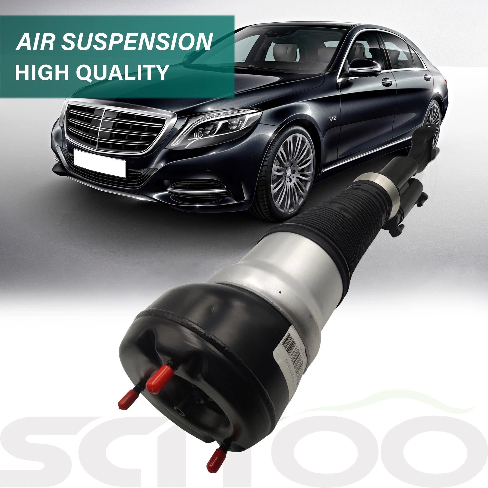 Front Left Air Suspension Strut for Mercedes W222 S550 S450 S500 S560 (2014–2020)