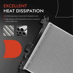 Radiator with Transmission Oil Cooler for Chevrolet Venture (2001–2005)