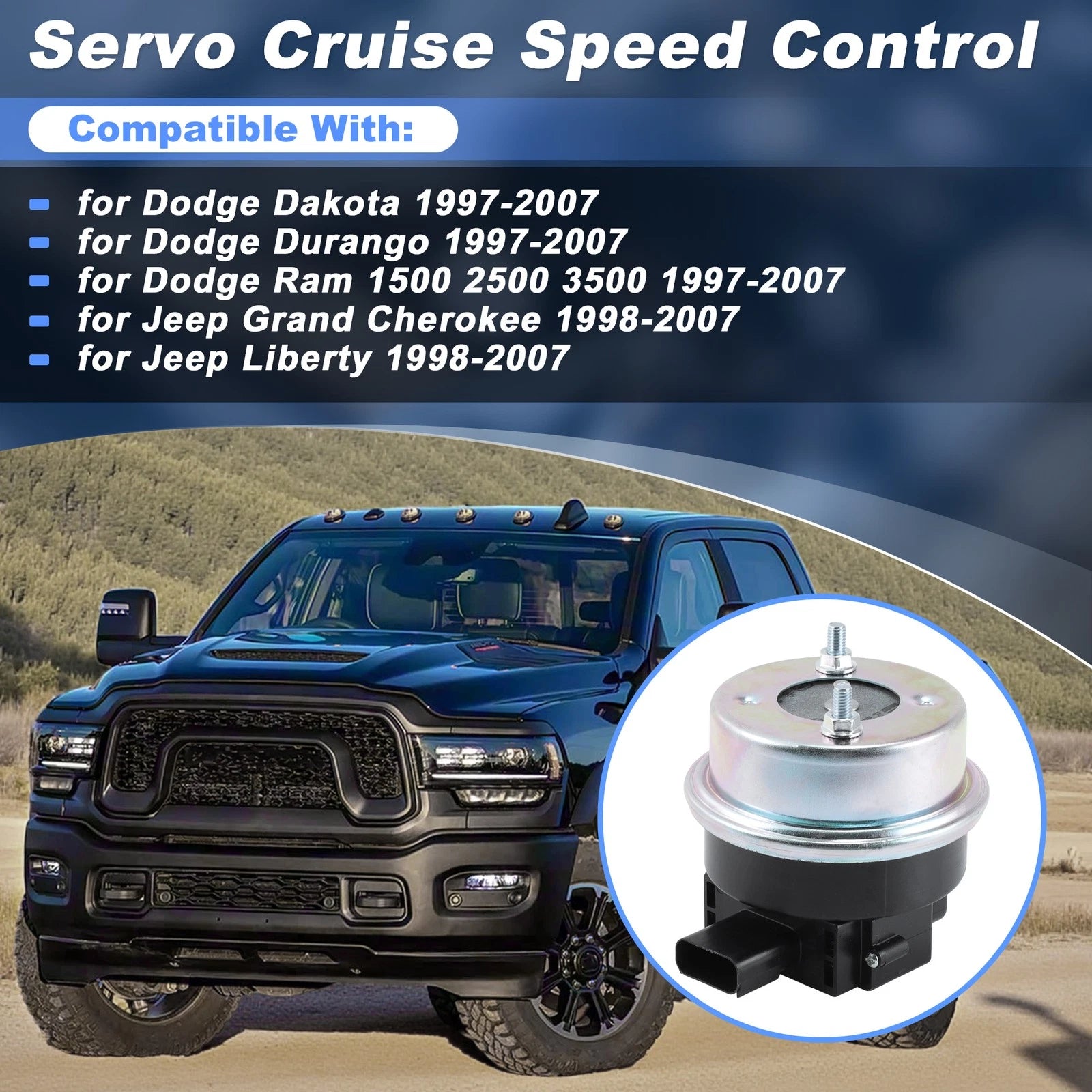 Cruise Control Actuator for Dodge Ram 1500 2500 3500 (1997–2007)