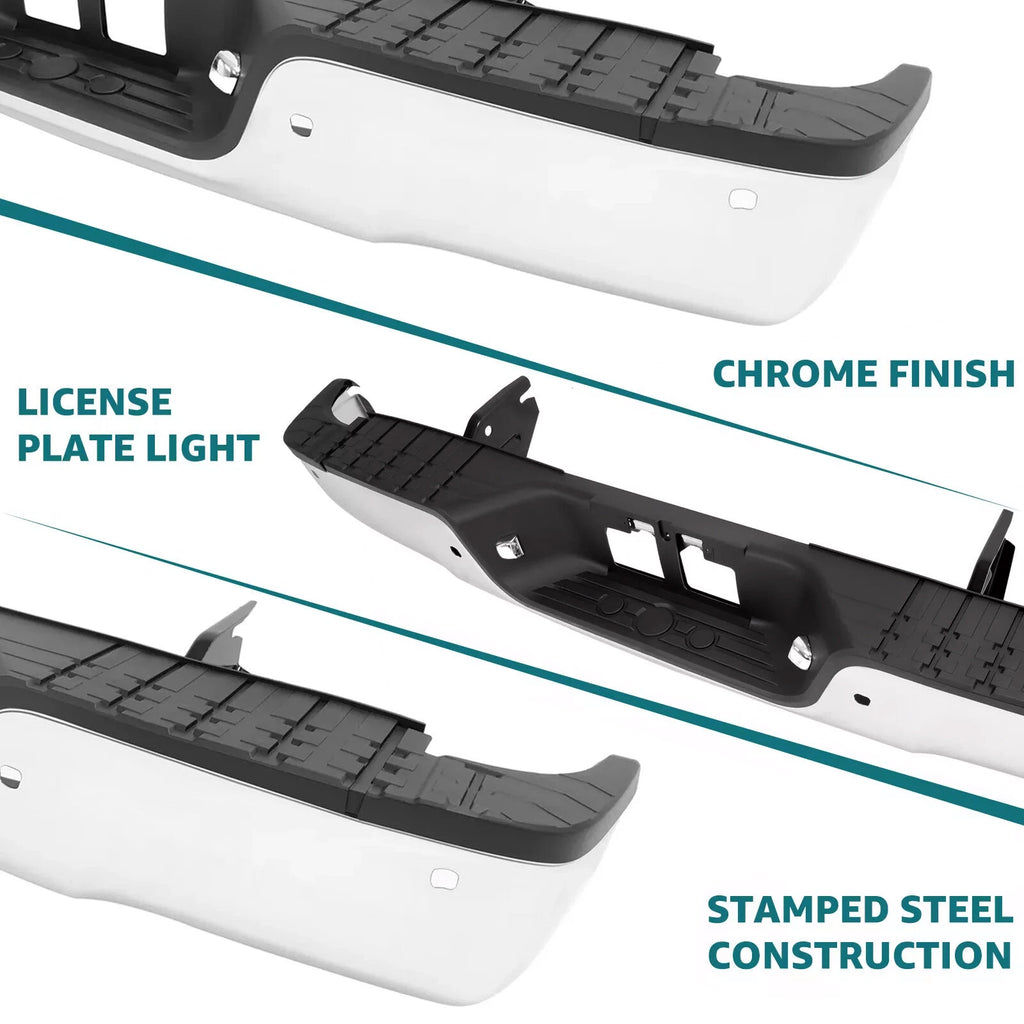 Complete Rear Step Bumper for Toyota Tundra (2007–2014)