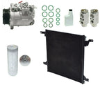 AC Compressor Kit with Condenser Replacement for Toyota Fortuner (2016–2023)