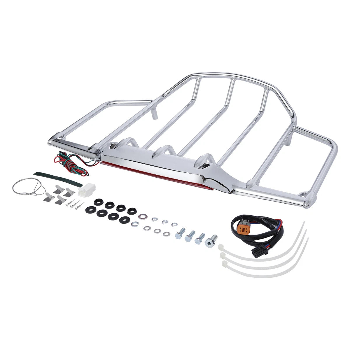 Trunk Luggage Rack with LED Light for Harley Touring Electra Glide (1993–2013)