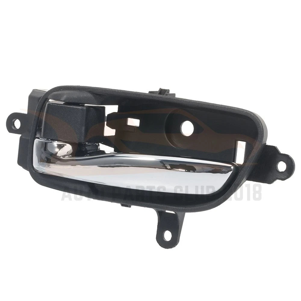 Interior Door Handle for Altima, Pathfinder (Driver Left, Black & Chrome)
