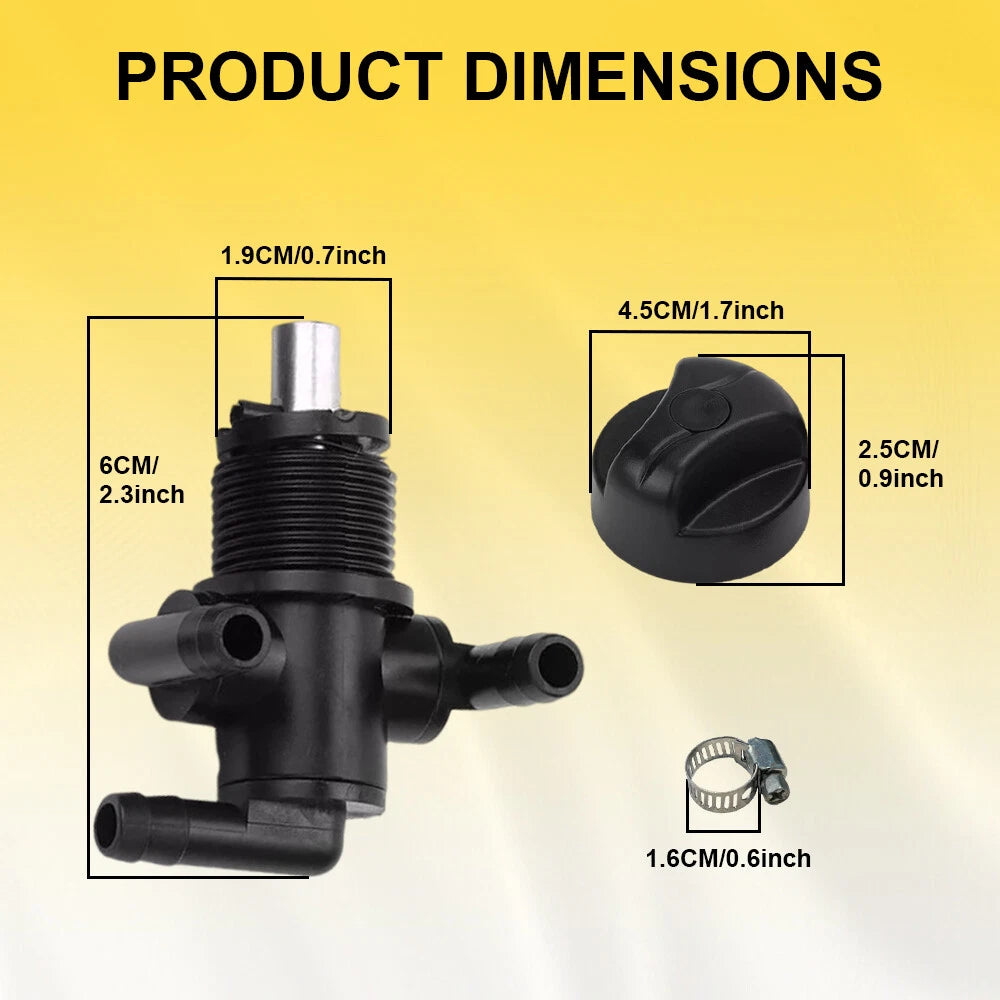 3-Way Fuel Shut Off Valve for Polaris Sportsman 500 6x6 (1997–2004)