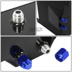 8 Gallon Lightweight Black Coat Aluminum Race Fuel Cell Tank for Universal