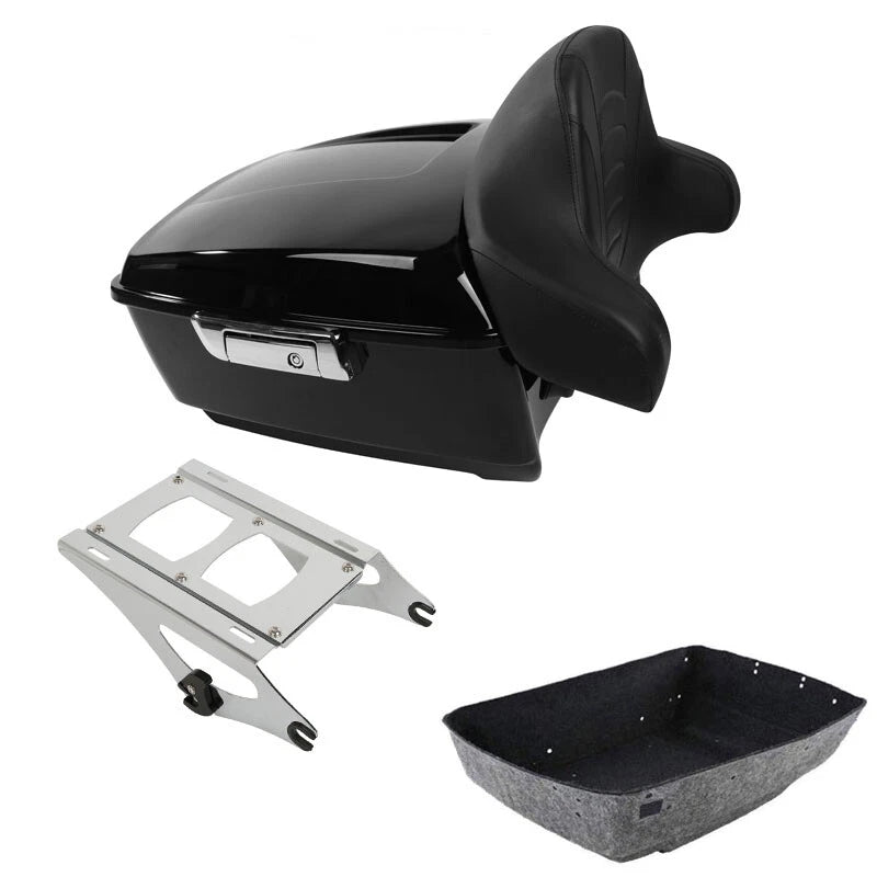 Trunk Backrest Mount Rack for Harley Touring Street Glide FLHX (2014–2026)