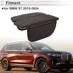 Center Console Cover with Storage Bag for BMW X7 (2019–2024) Dark Brown