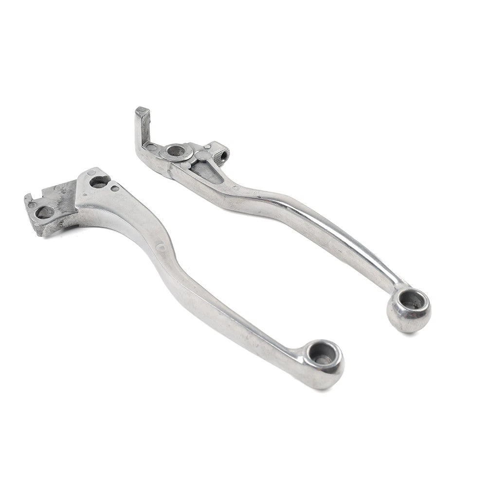 Brake Clutch Levers Set of 2 for Kawasaki KLX250 (1994–2007) Aluminium Silver