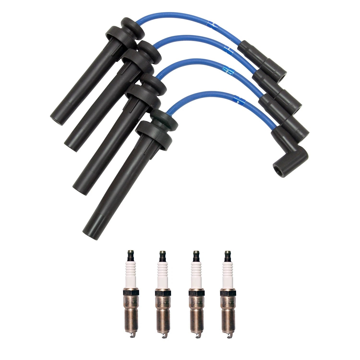 NGK 7mm Wire Set & Denso Iridium Spark Plug Kit for Neon PT Cruiser (1995–2005)