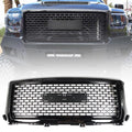 Front Hood Center Grill for GMC Sierra 1500 (2014–2015) Black Honeycomb