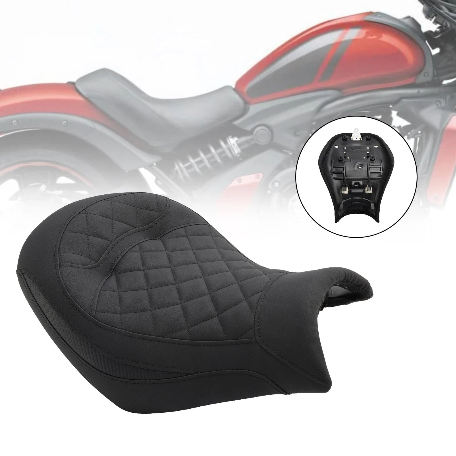 Front Driver Seat Pillion Saddle for Kawasaki Vulcan S VN650 (2015–2023)